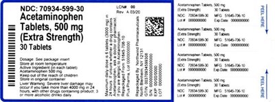 Label (70934 599 30 Master Bottle Label Approval   Rev A 03 20)